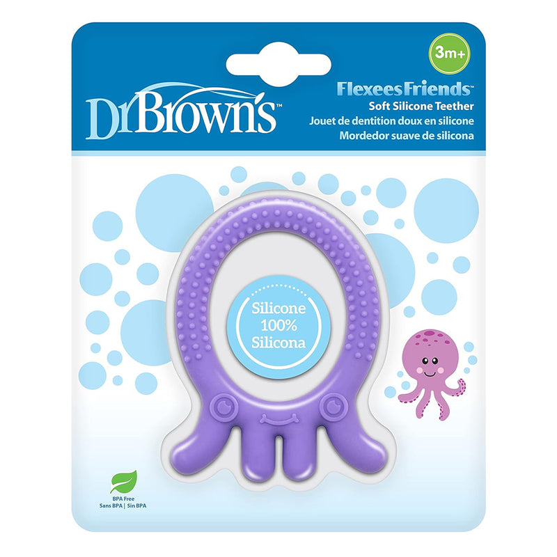 Load image into Gallery viewer, Dr.Brown’s™ Flexees Friends™ Teether - Purple Octopus
