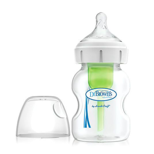 Dr.Brown’s Natural Flow® Anti-Colic Options+™ Wide-Neck Baby Bottle 150mL