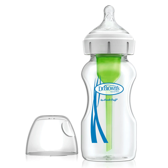 Dr.Brown’s Natural Flow® Anti-Colic Options+™ Wide-Neck Baby Bottle 270mL