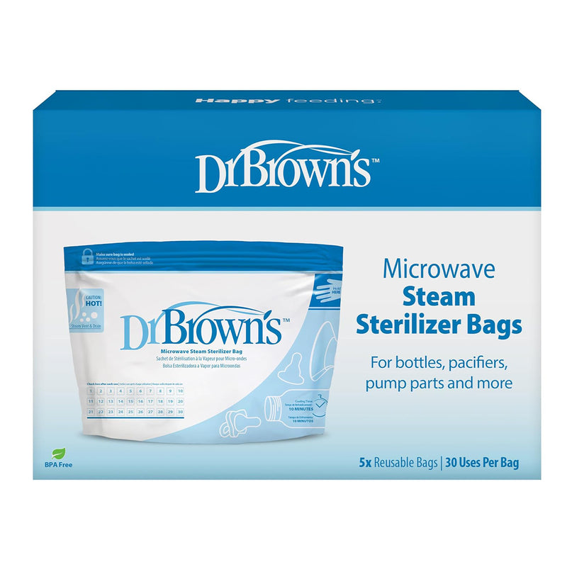 Load image into Gallery viewer, Dr.Brown’s™ Microwave Steam Sterilizer Bags 5-Pack
