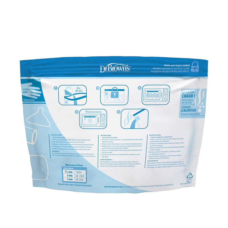 Load image into Gallery viewer, Dr.Brown’s™ Microwave Steam Sterilizer Bags 5-Pack
