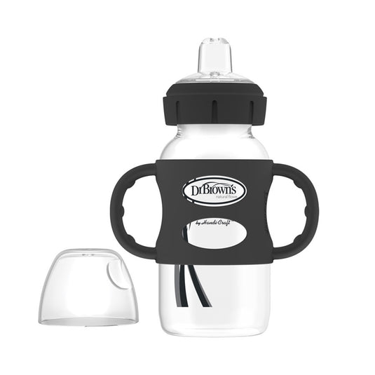 Dr.Brown’s® Milestones™ Wide-Neck Sippy Spout Bottle with Silicone Handles 270 mL