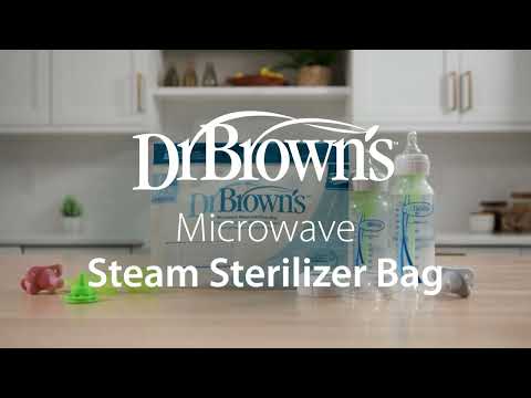 Load and play video in Gallery viewer, Dr.Brown’s™ Microwave Steam Sterilizer Bags 5-Pack
